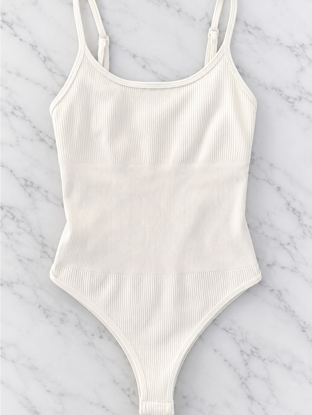 ANWND White Ribbed Bodysuit S/M NWOT